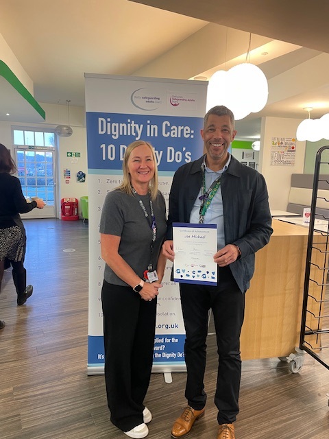 Derventio colleague recognised for promoting dignity featured image