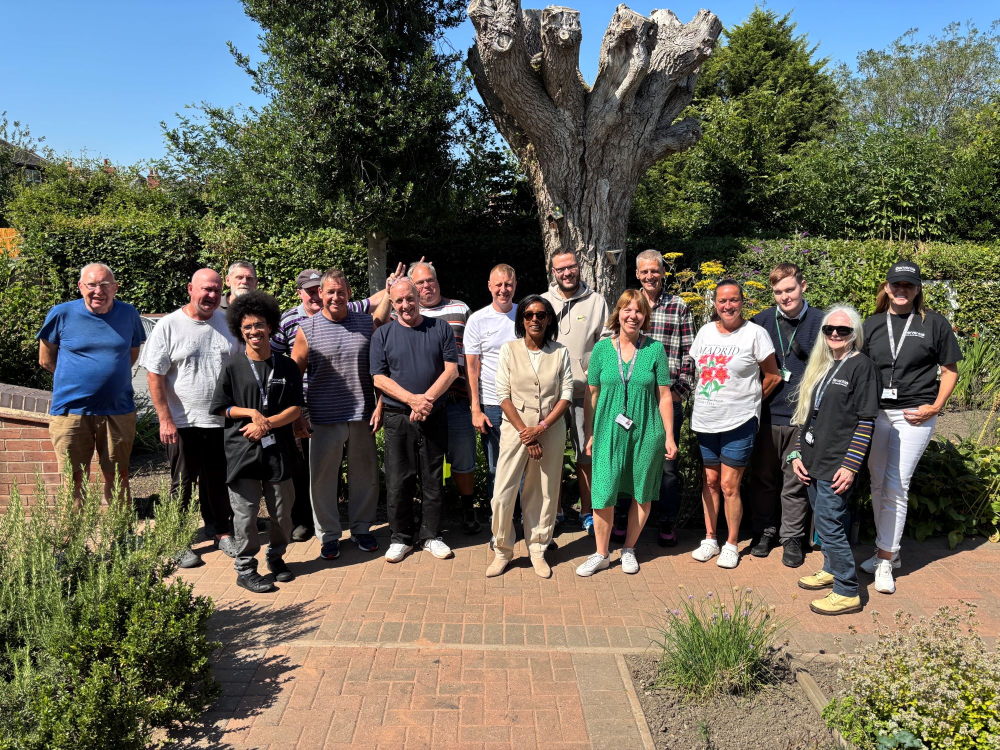 Homelessness project leaders wow visitors after transforming former Ilkeston curtain tape factory into a “beautiful oasis” featured image